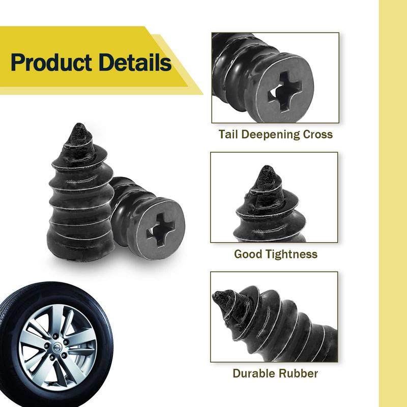 Tire Repair Rubber Nails Kit with 2 Sizes