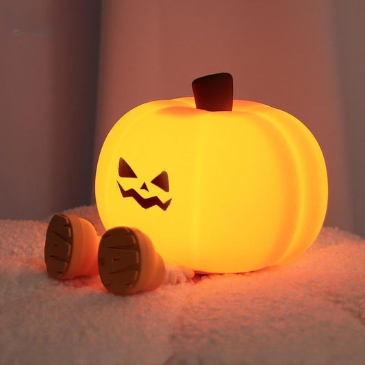 🎃 Light Up Your Halloween✨ Ultimate Pumpkin Night Light - For Cozy, Festive Atmosphere All Night Long!