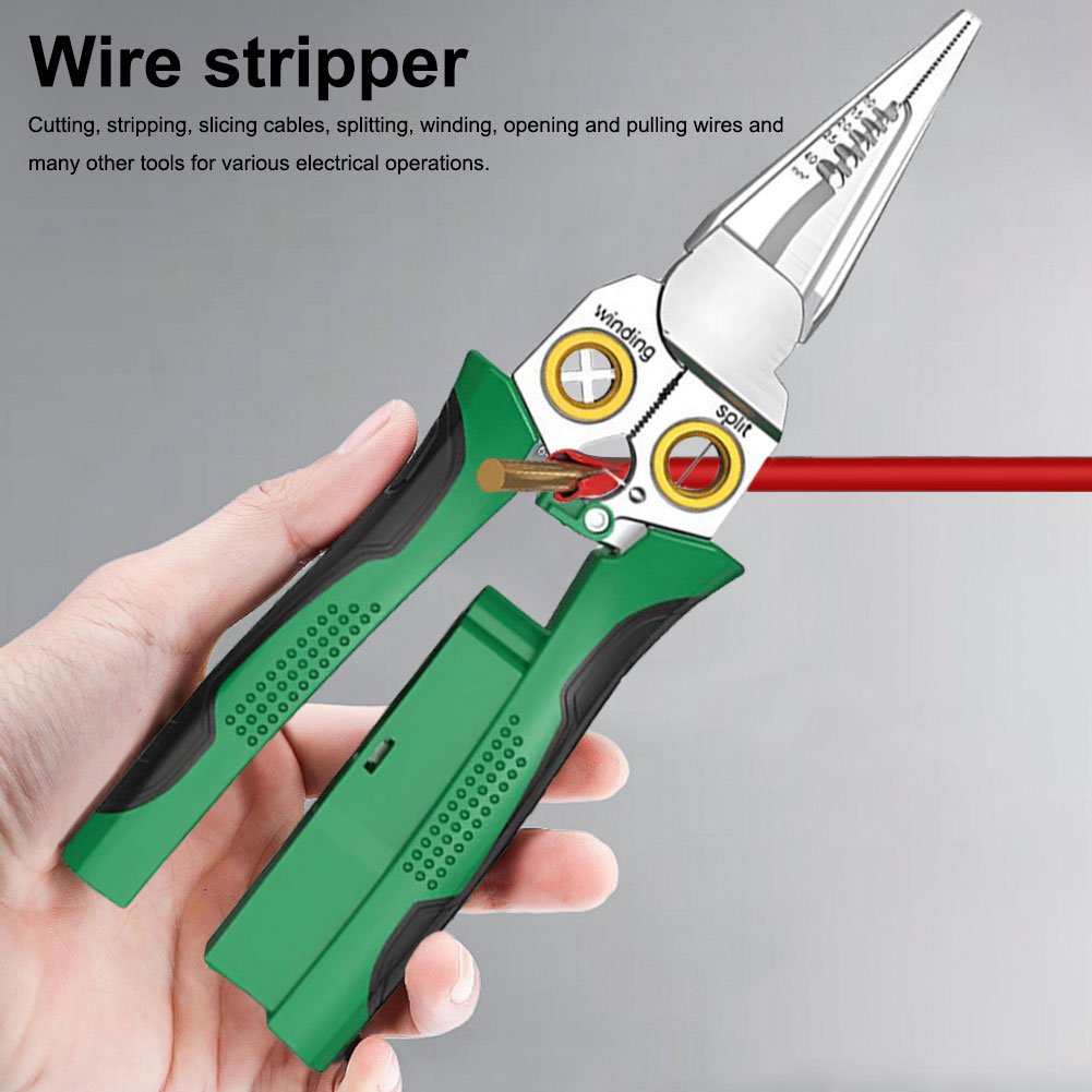 8 in 1 Wire Stripper Twister for Cutting and Pulling Wires Cable Scissors