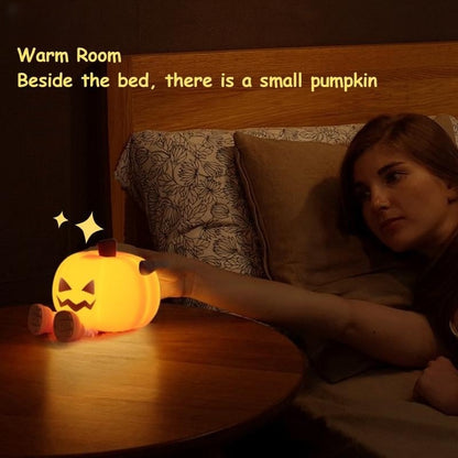 🎃 Light Up Your Halloween✨ Ultimate Pumpkin Night Light - For Cozy, Festive Atmosphere All Night Long!